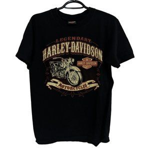 Harley Davidson Motorcycles Rocky's London Canada  Black T-Shirt - Size M